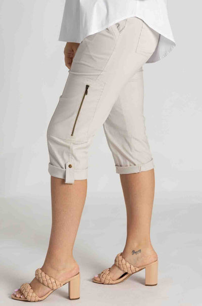 Mela Purdie - Cropped Zip Cargo in Doe