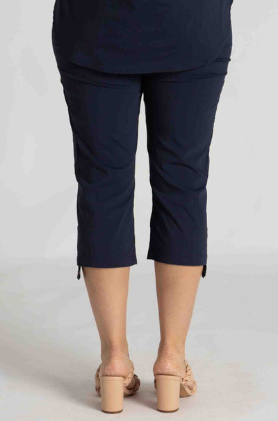 Mela Purdie - Cropped Zip Cargo in Sapphire
