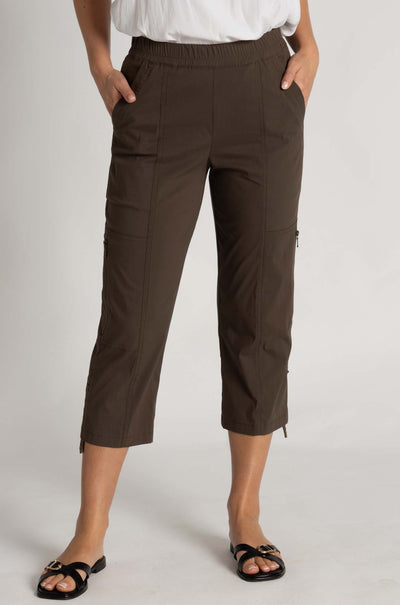 Mela Purdie - Cropped Zip Cargo in Zulu