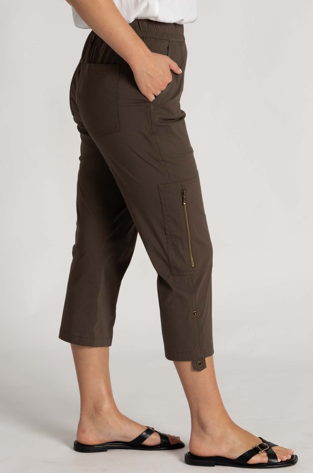 Mela Purdie - Cropped Zip Cargo in Zulu