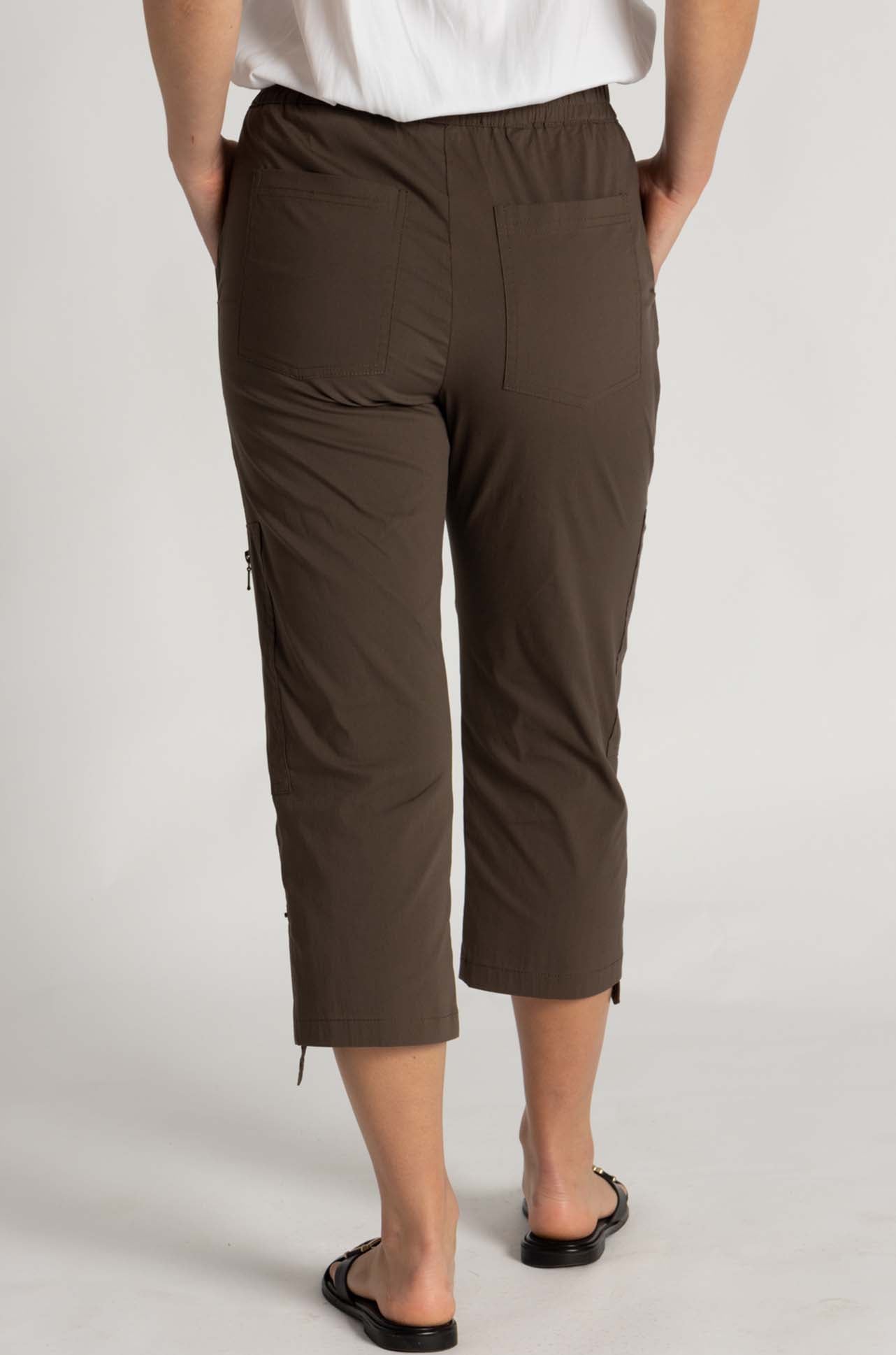 Mela Purdie - Cropped Zip Cargo in Zulu
