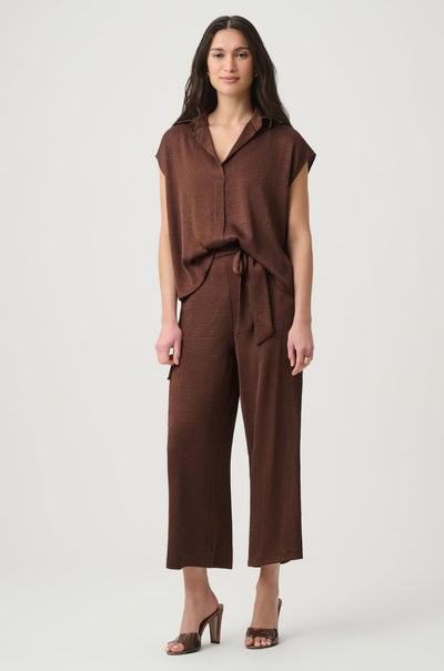 Joseph Ribkoff - Crushed Satin Dolman Sleeve Top