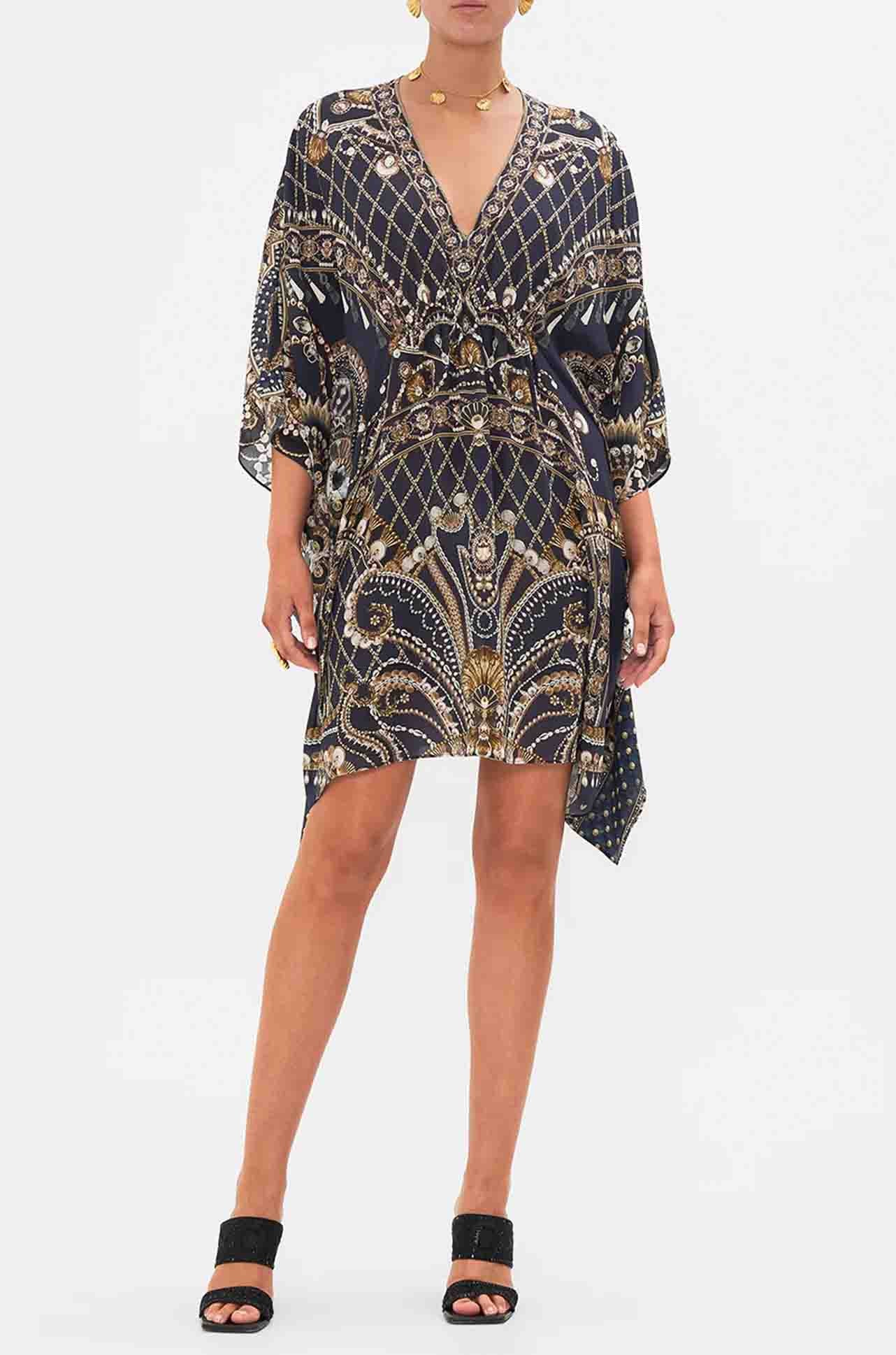 Camilla - Dance With The Duke Short Gathered Waist Kaftan