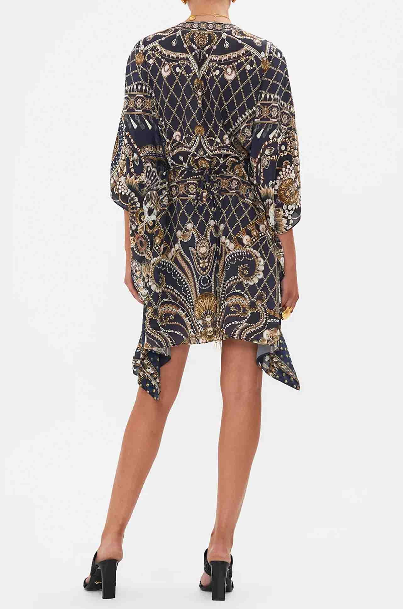 Camilla - Dance With The Duke Short Gathered Waist Kaftan