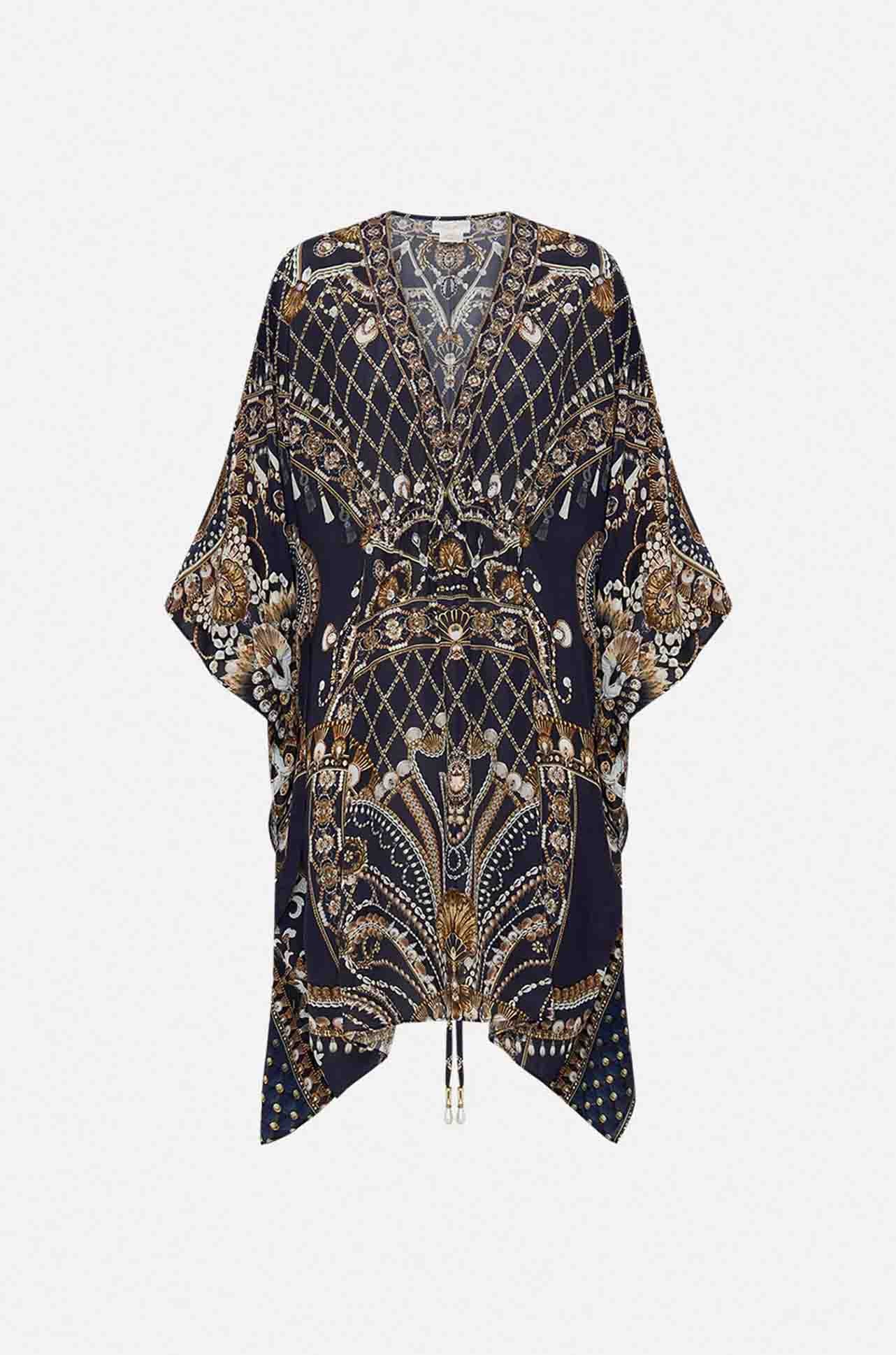 Camilla - Dance With The Duke Short Gathered Waist Kaftan