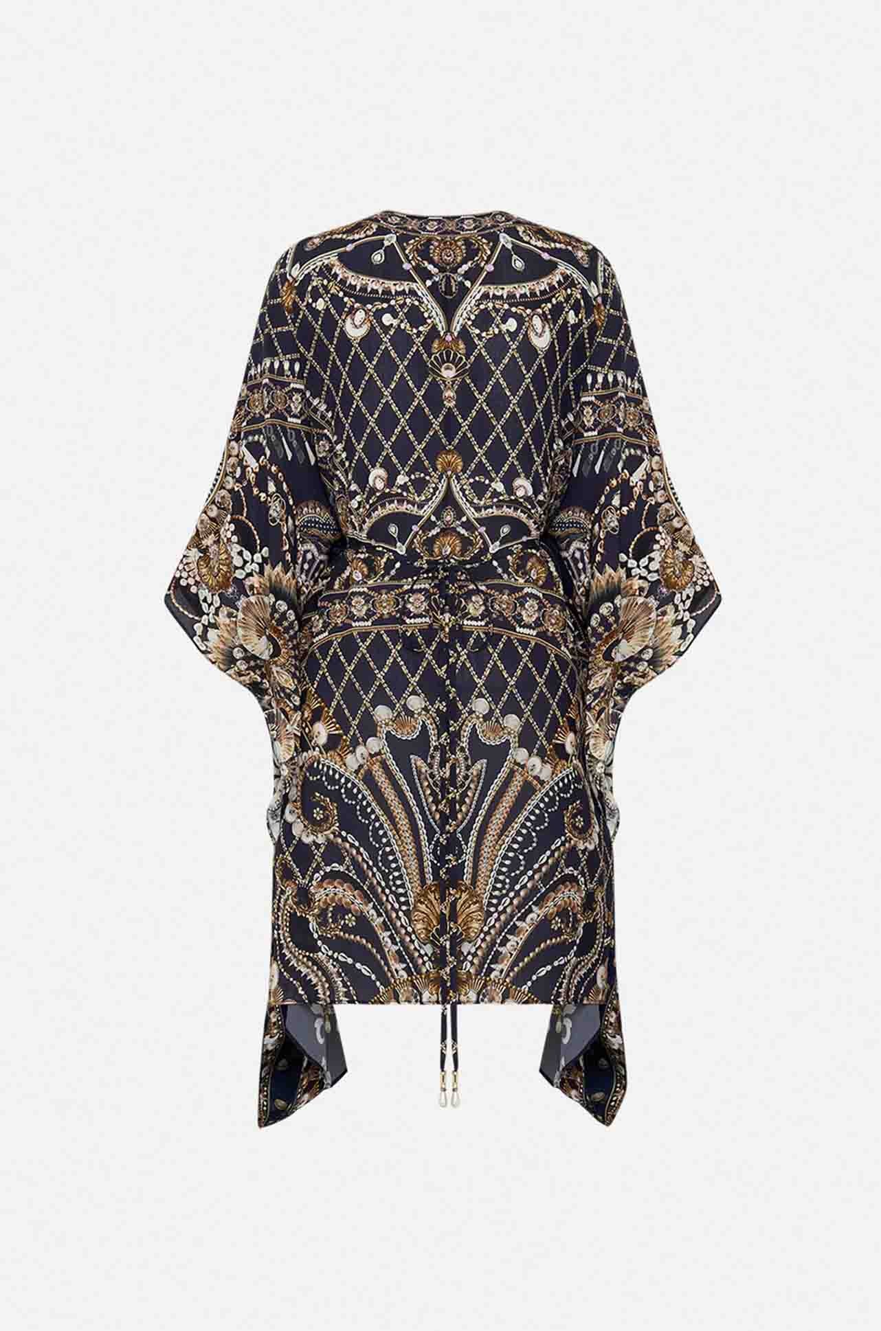 Camilla - Dance With The Duke Short Gathered Waist Kaftan