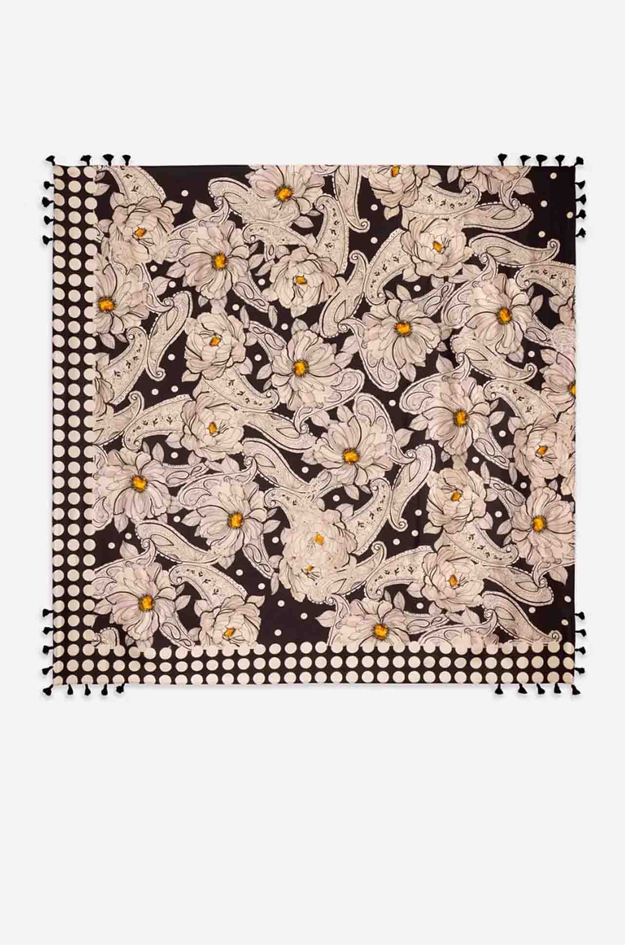 Johnny Was - Silk Scarf in Daisy Duchesse