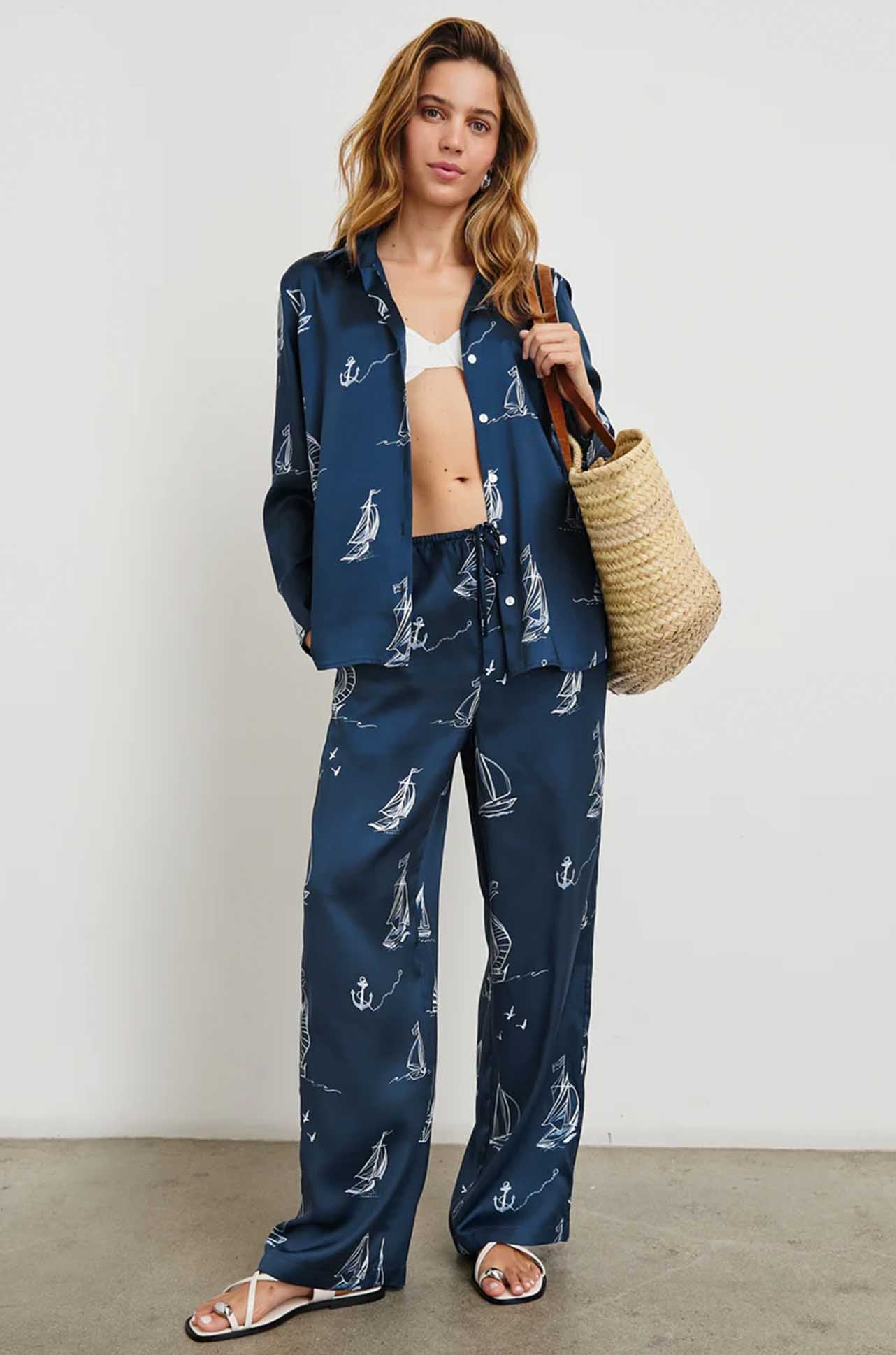Rails - Ledger Shirt in Sailboats