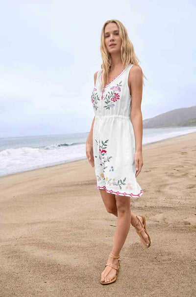 Johnny Was - Drawstring Tank Dress in Sloane