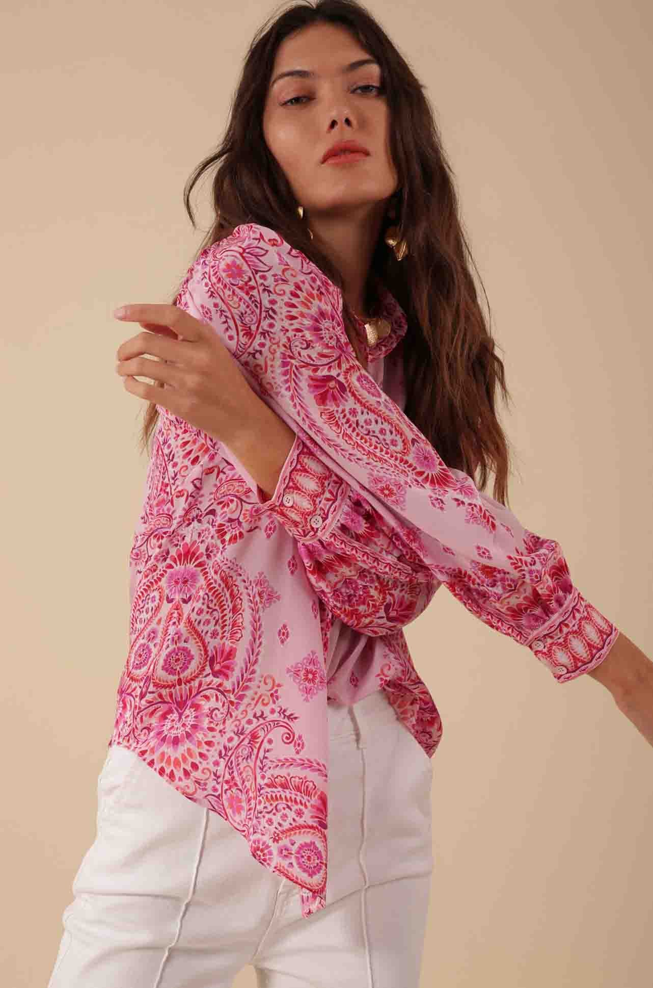 Hale Bob - Eden L/S Button Top