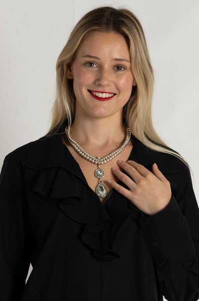 Pewter - Edirne Pendant Necklace