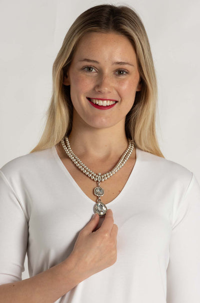 Pewter - Edirne Pendant Necklace