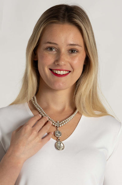 Pewter - Edirne Pendant Necklace
