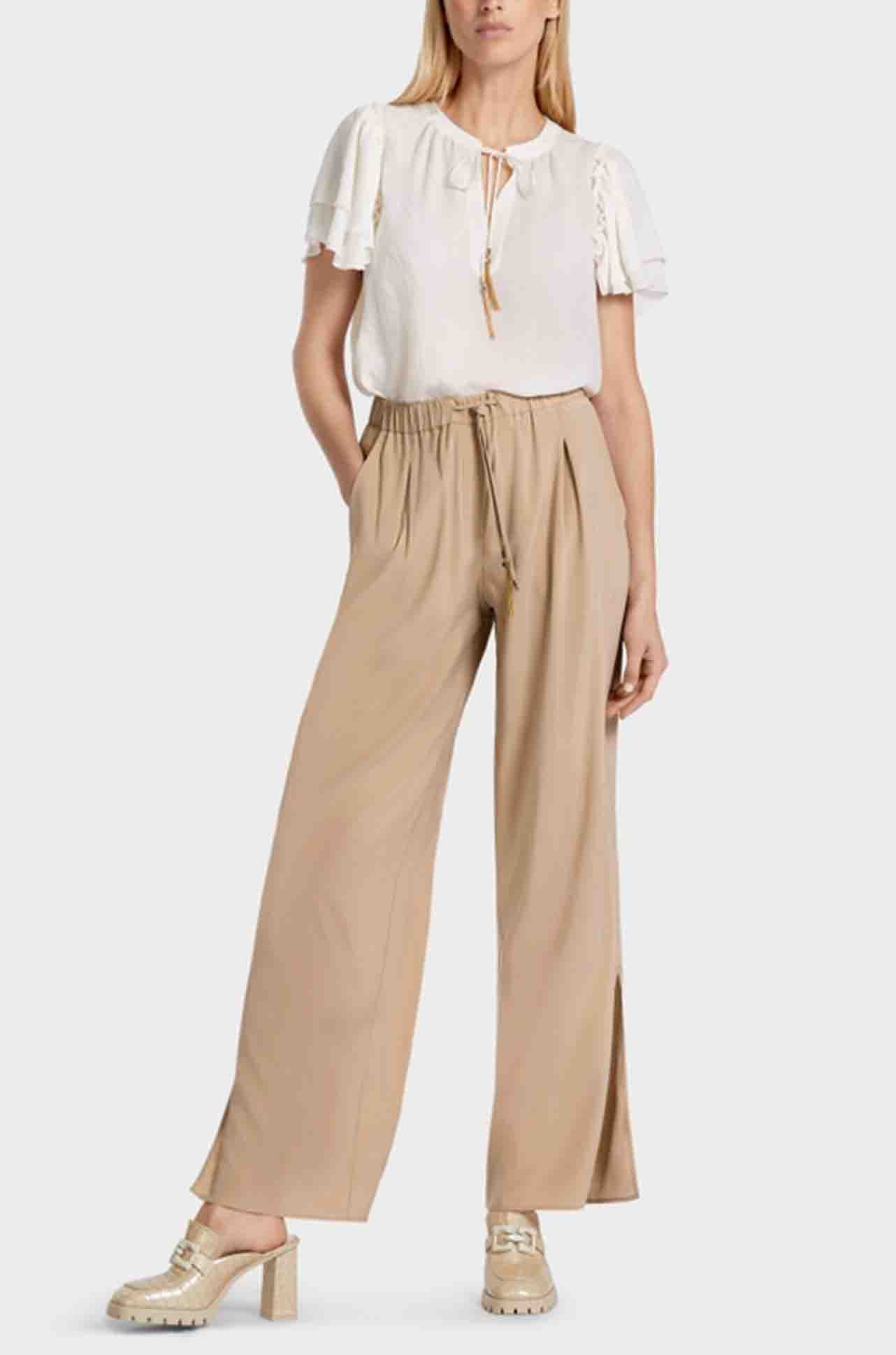 Marc Cain - Elasticated Silk Pants
