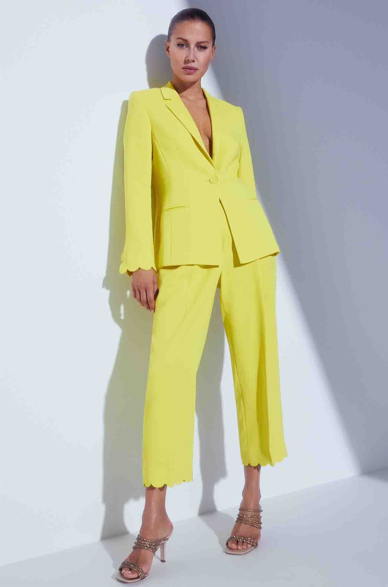 Marc Cain - Elegant Pants with Pressed Creases