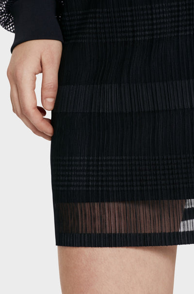 Marc Cain - Elegant Mini Skirt with Chiffon