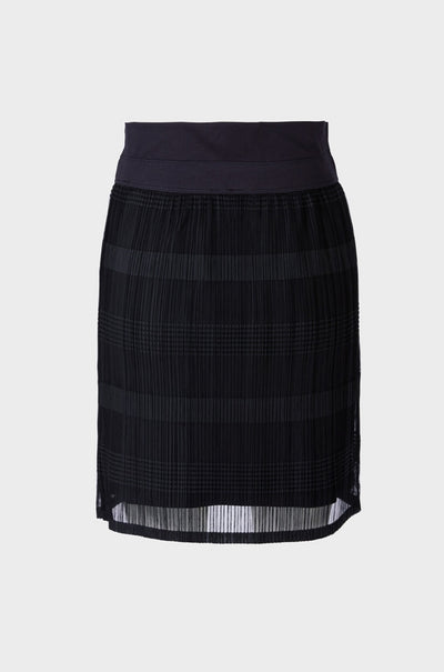 Marc Cain - Elegant Mini Skirt with Chiffon
