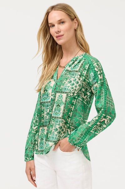 Johnny Was - Ellen Button Up in Hollandia