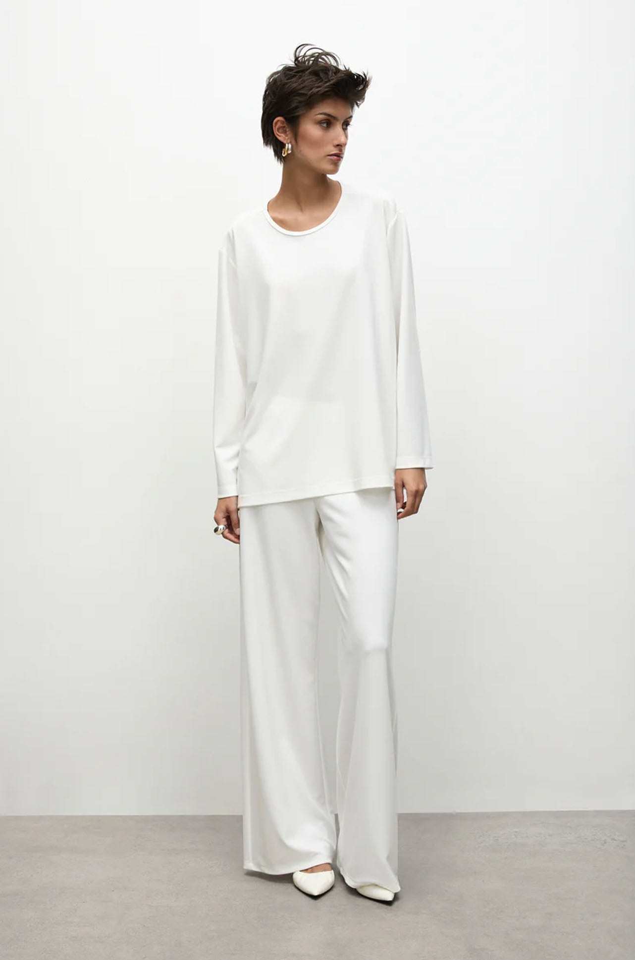 Mela Purdie - Palazzo Pant in Powder Knit