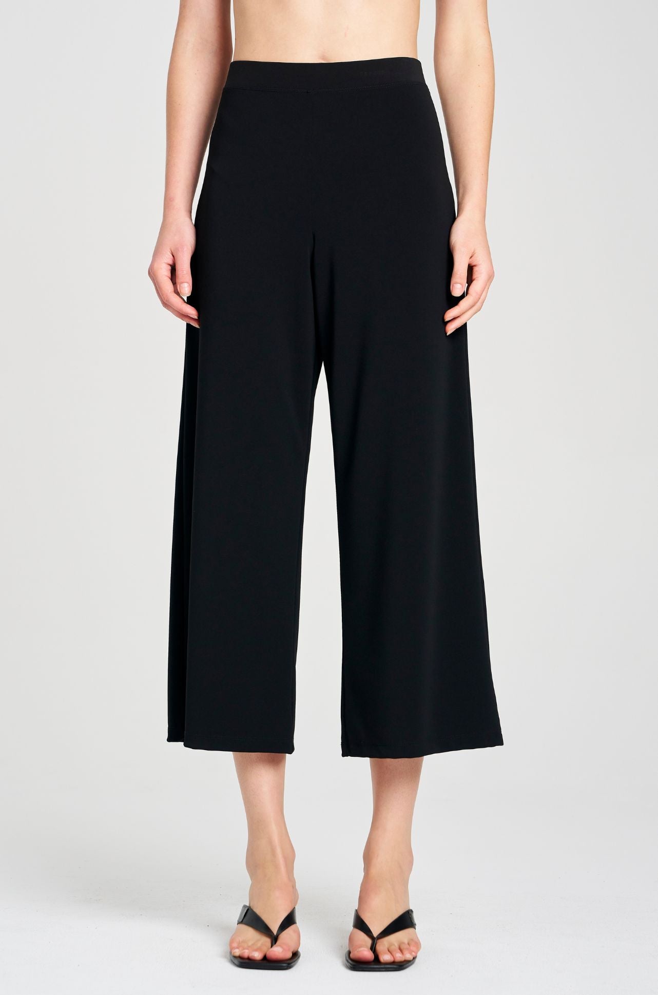 Mela Purdie - Crop Palazzo Pant in Powder Knit