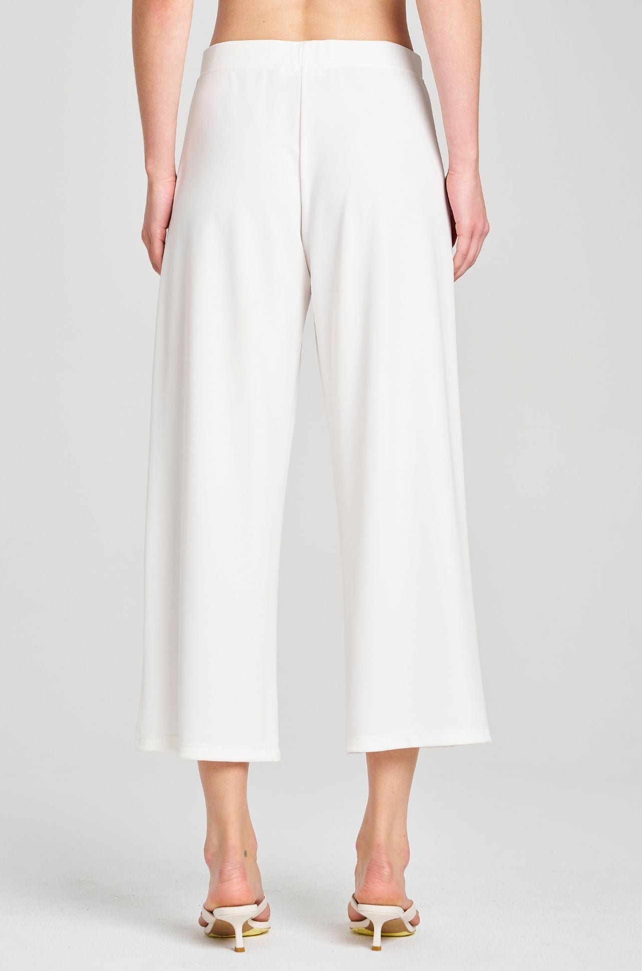 Mela Purdie - Crop Palazzo Pant in Powder Knit