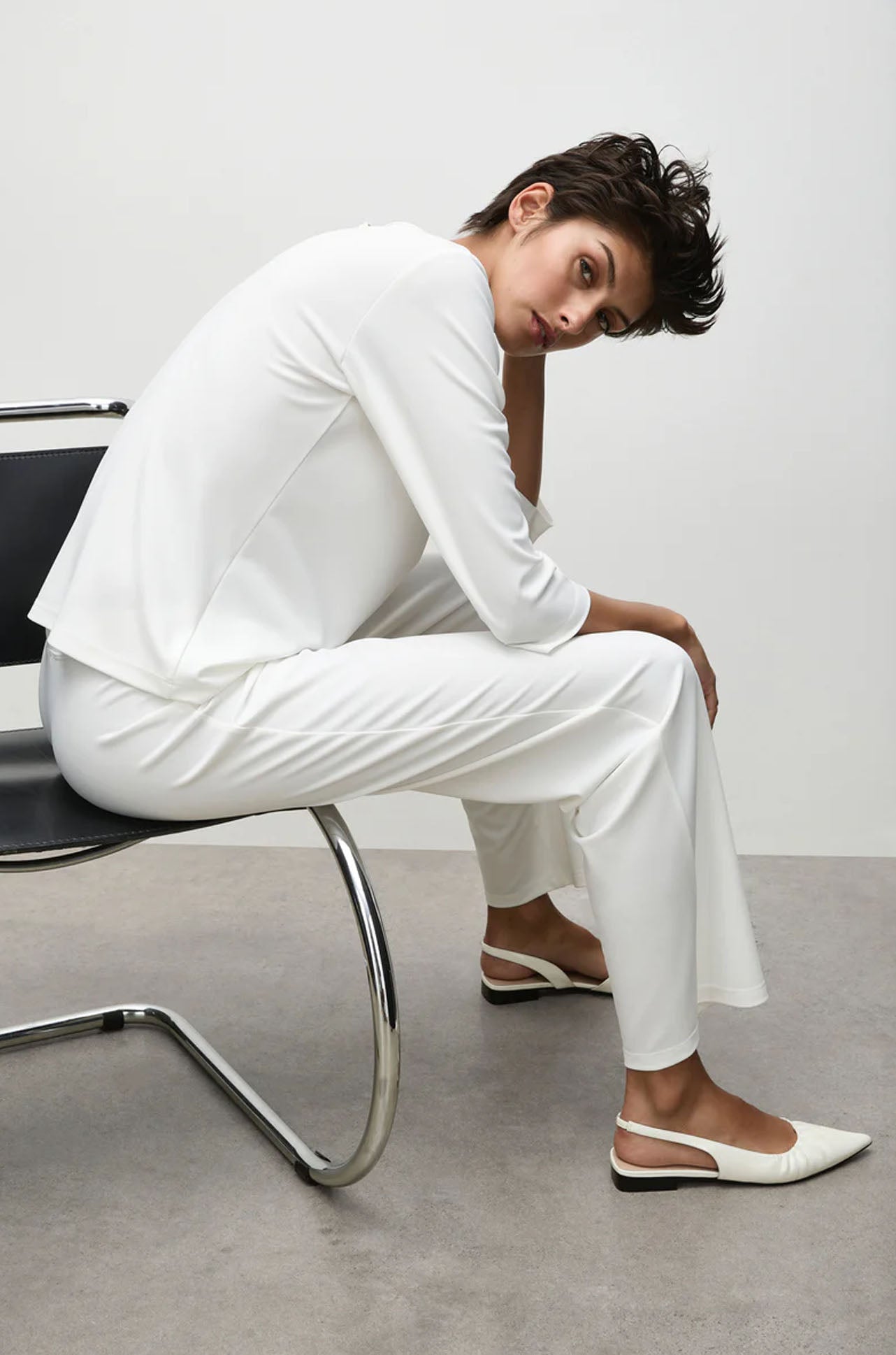 Mela Purdie - Long Pant in Powder Knit