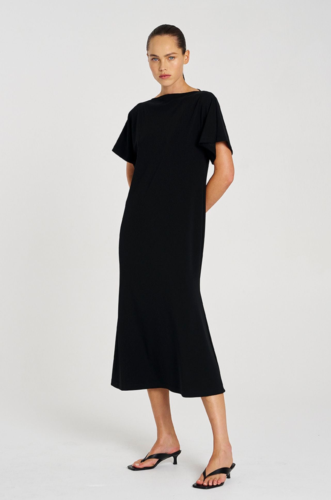Mela Purdie - Slash Neck Dress