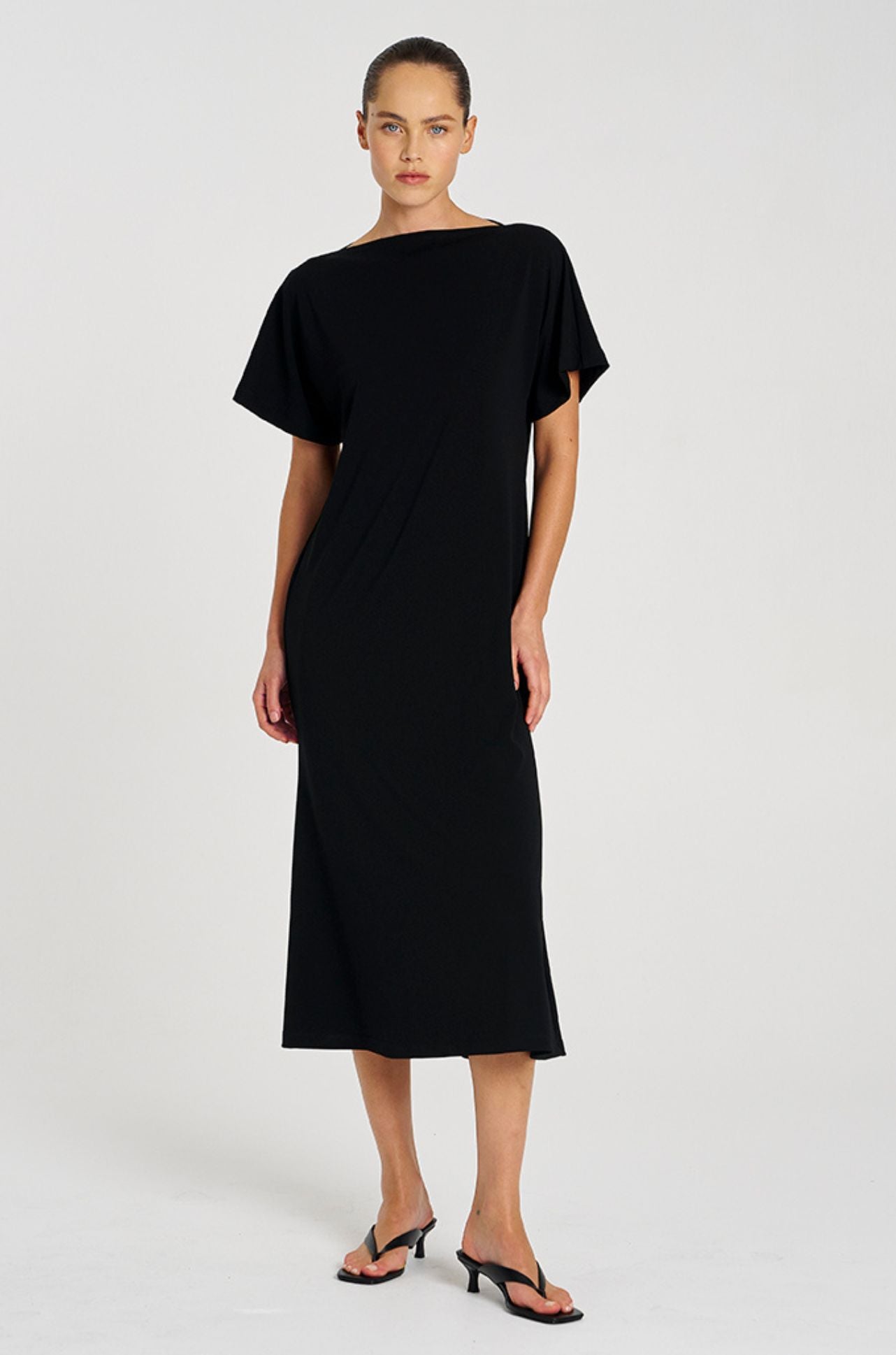 Mela Purdie - Slash Neck Dress