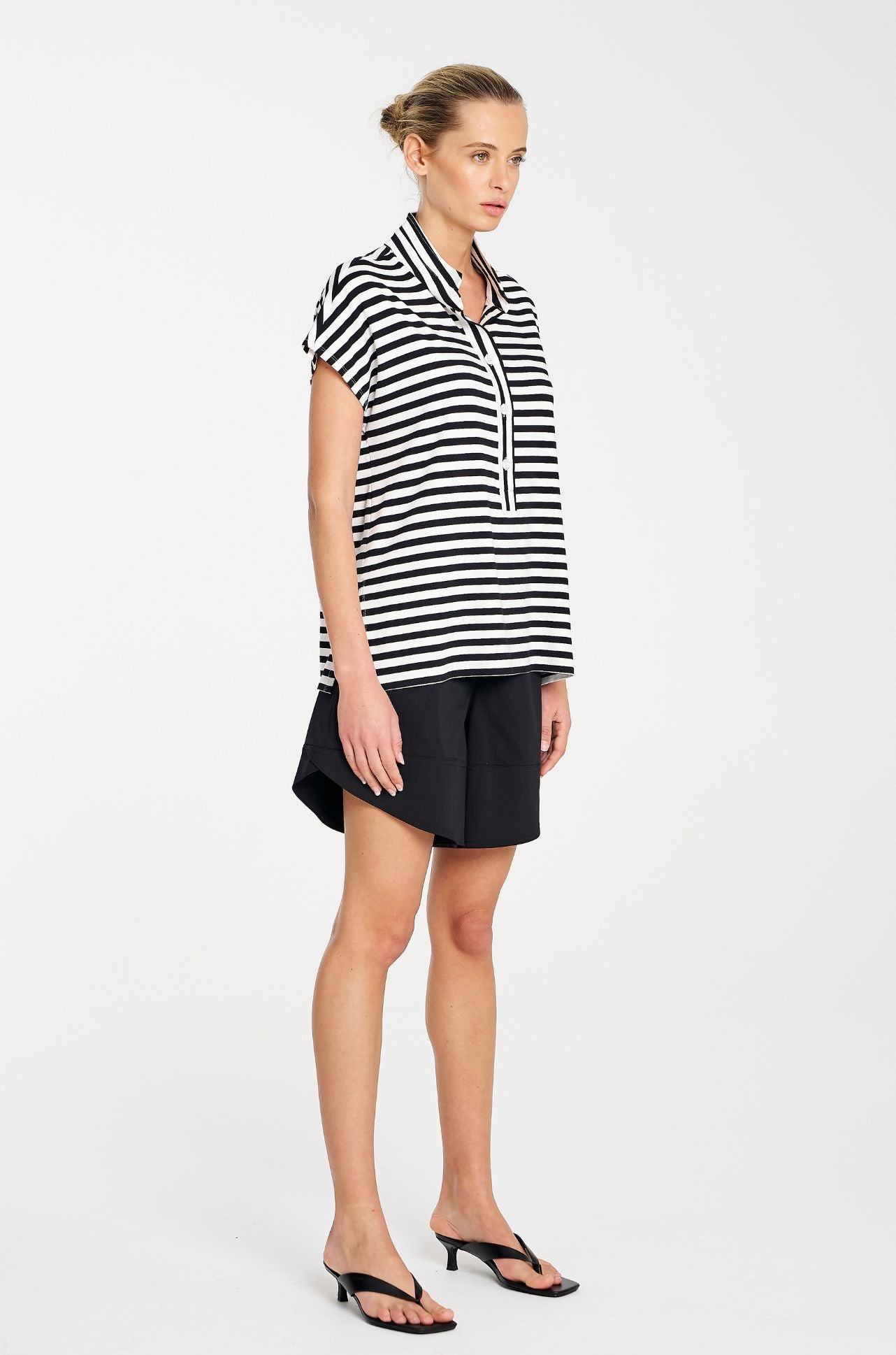 Mela Purdie - Henley Tank in Picasso Stripe Jersey