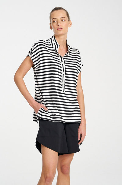Mela Purdie - Henley Tank in Picasso Stripe Jersey