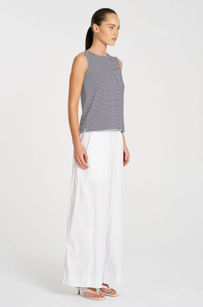 Mela Purdie - Palazzo Shell in Yacht Stripe Jersey