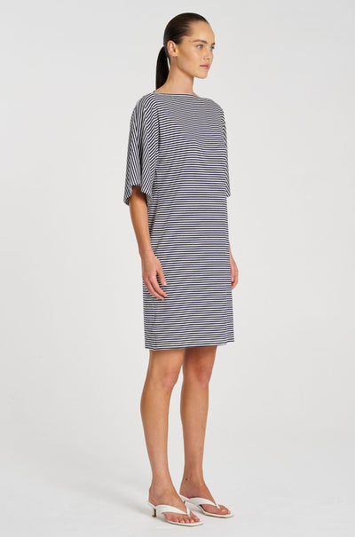 Mela Purdie - Picasso Dress in Yacht Stripe Jersey