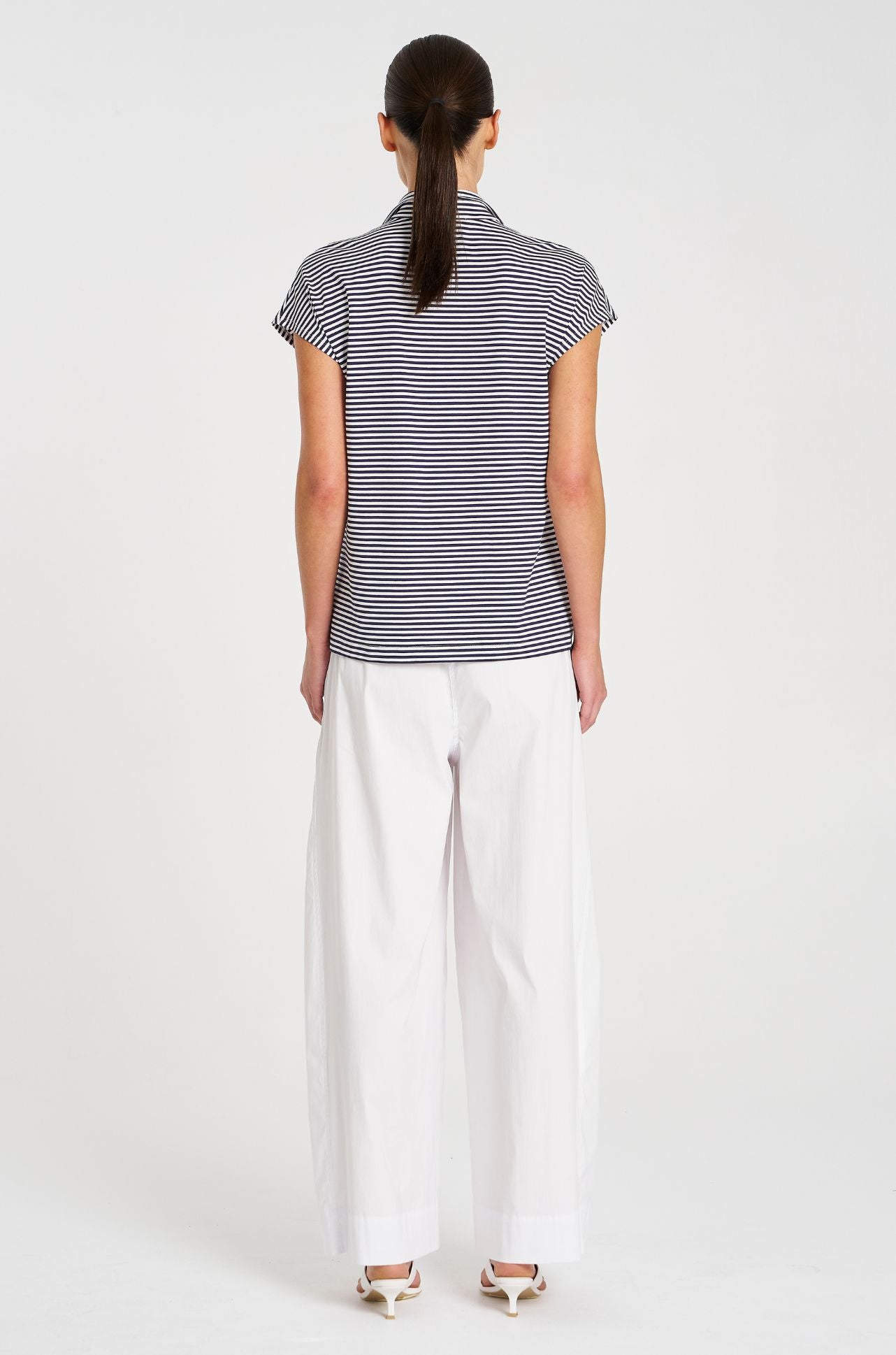 Mela Purdie - Henley Tank in Yacht Stripe Jersey