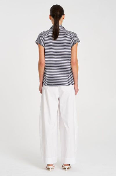 Mela Purdie - Henley Tank in Yacht Stripe Jersey