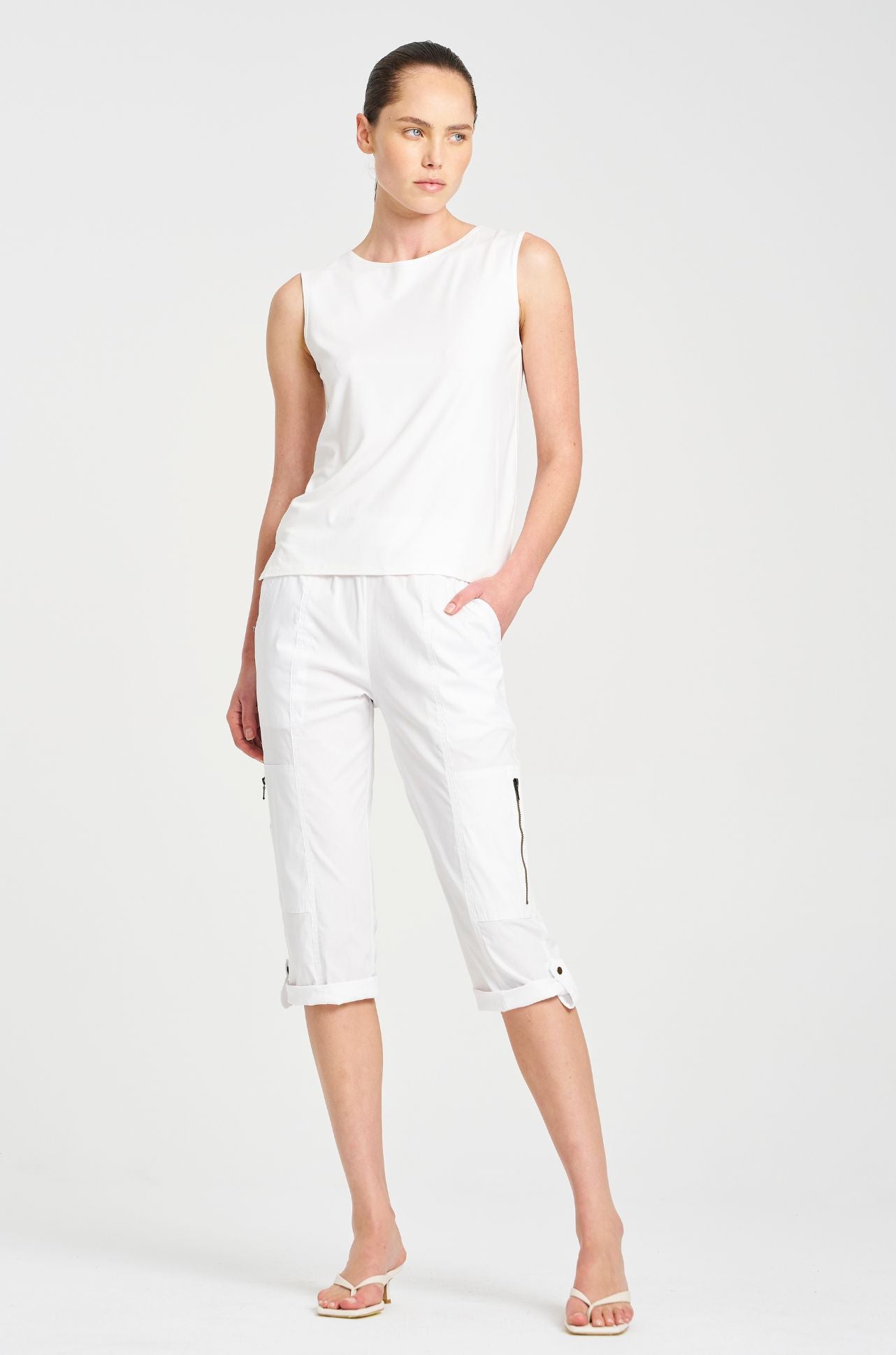 Mela Purdie - Cropped Zip Cargo