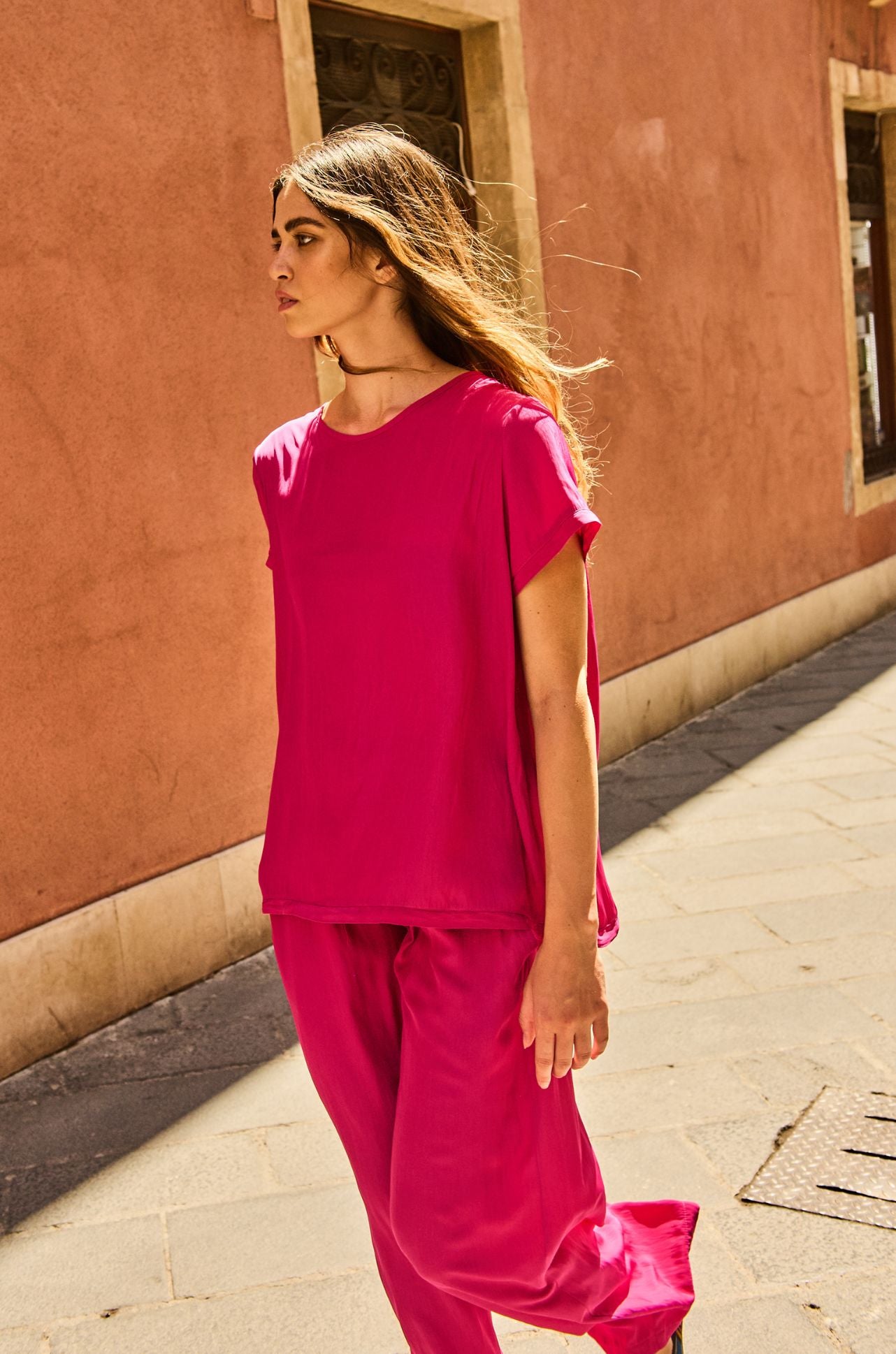 Mela Purdie - Transit T in Magenta