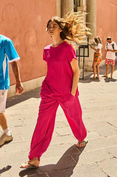 Mela Purdie - Transit T in Magenta