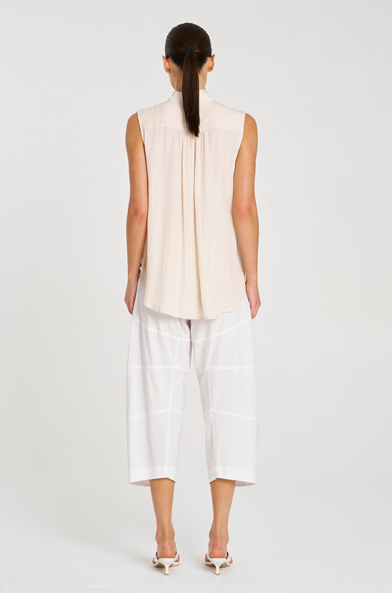 Mela Purdie - Tab Slide Tank in Meringue