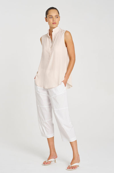 Mela Purdie - Tab Slide Tank in Meringue