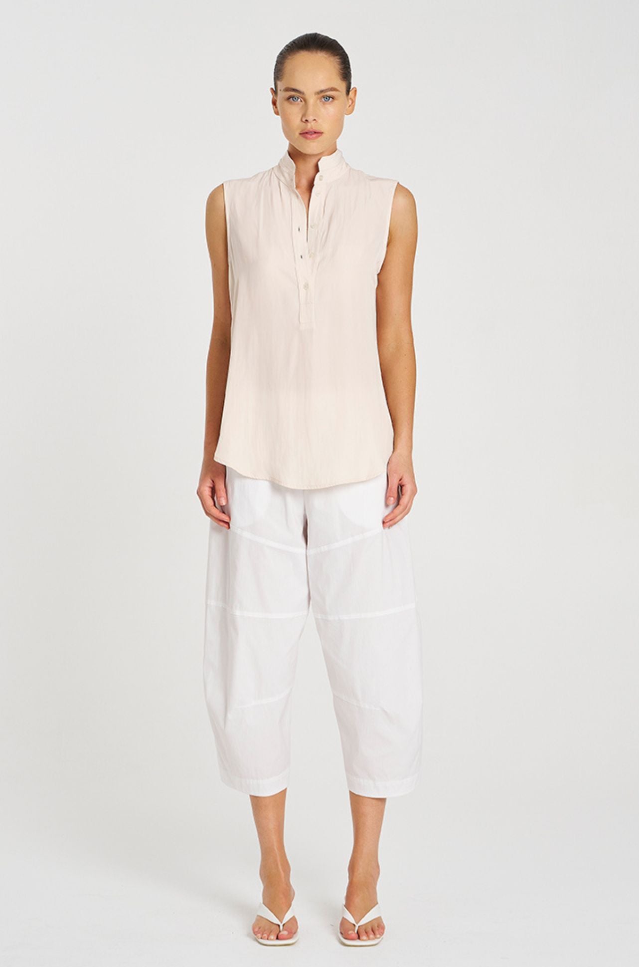 Mela Purdie - Tab Slide Tank in Meringue