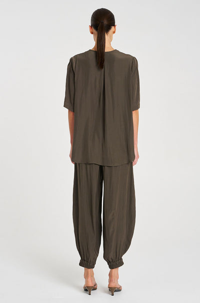 Mela Purdie - Swish Plaza Top in Leather