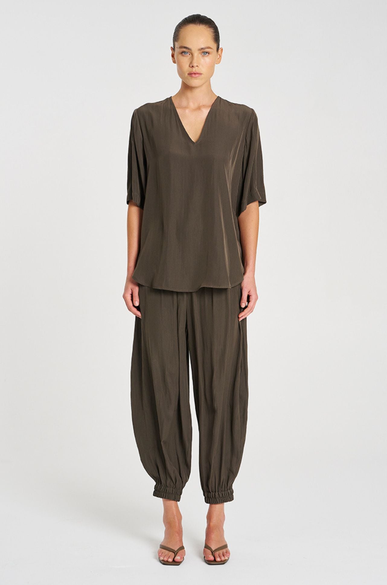 Mela Purdie - Swish Plaza Top in Leather