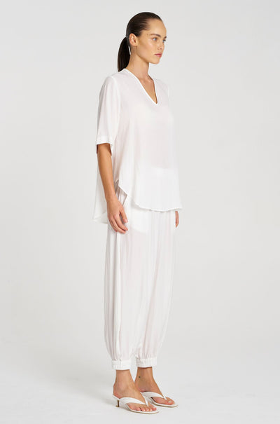 Mela Purdie - Swish Plaza Top in White