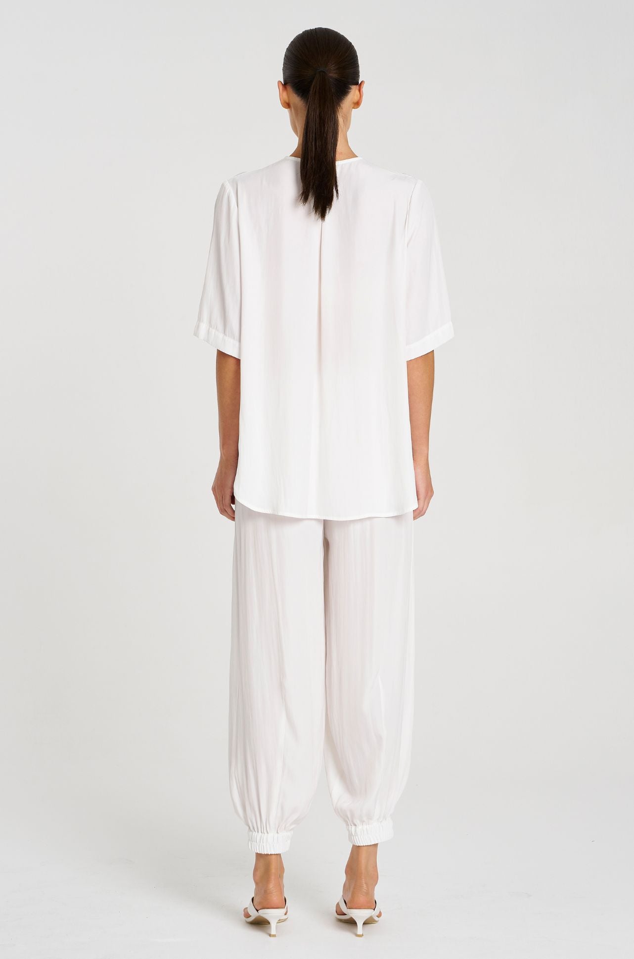 Mela Purdie - Swish Plaza Top in White