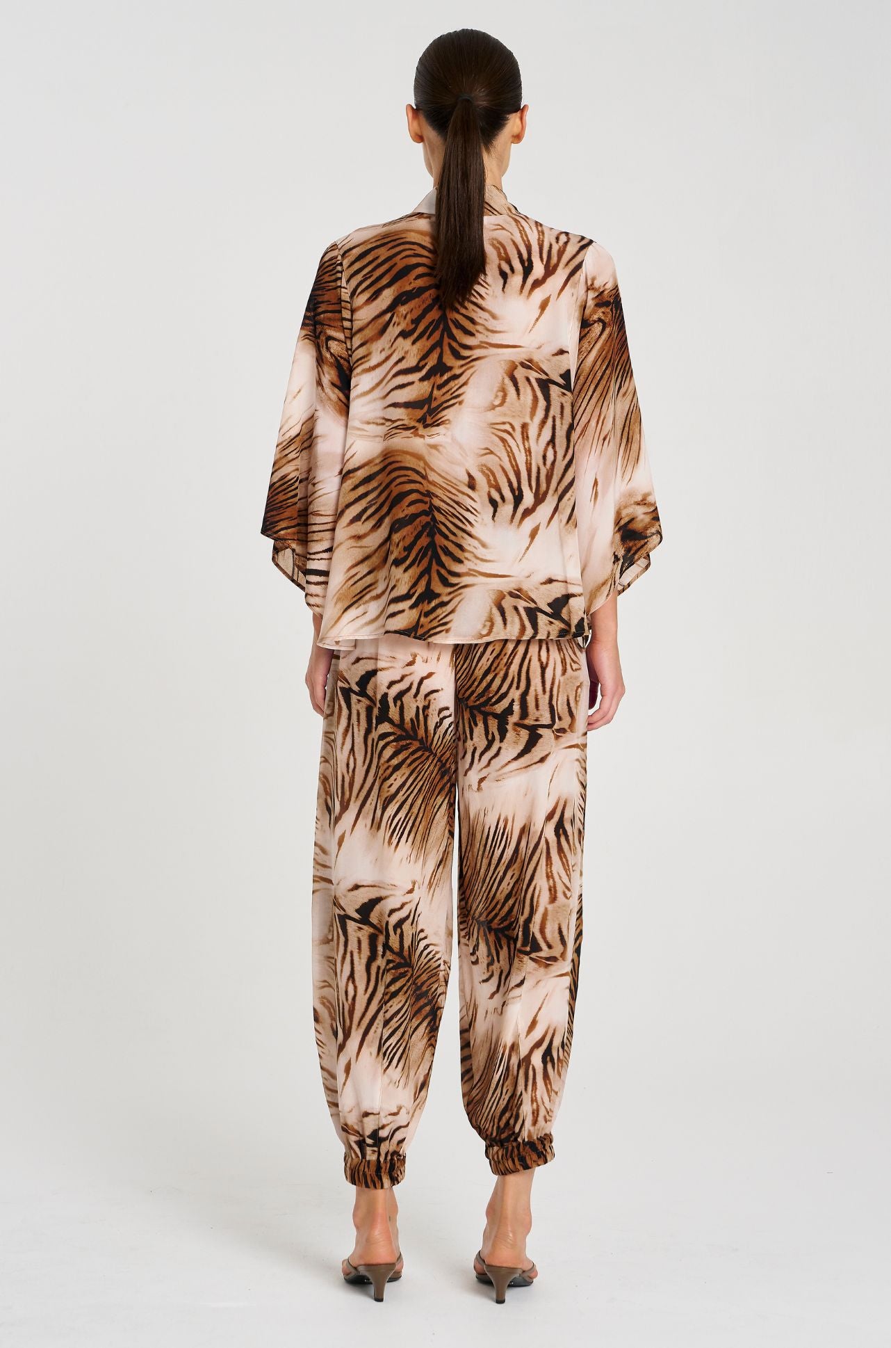 Mela Purdie - Moroccan Pant in Silk Tiger Print