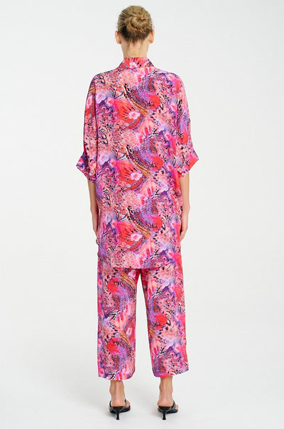 Mela Purdie - Pace Pant in Kaleidoscope Print Silk