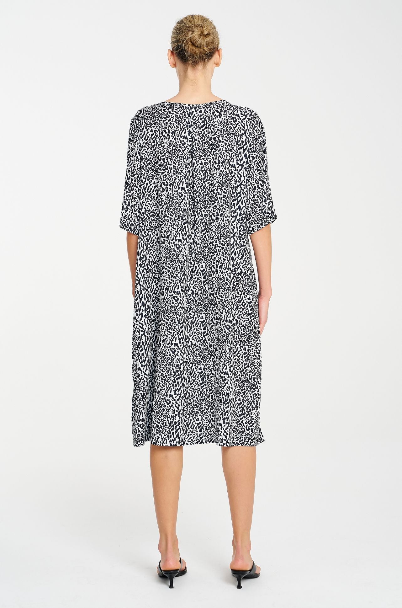 Mela Purdie - Plaza Dress in Animal Print Charmeuse