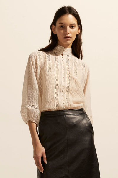 zoe kratzmann - focus top in ecru