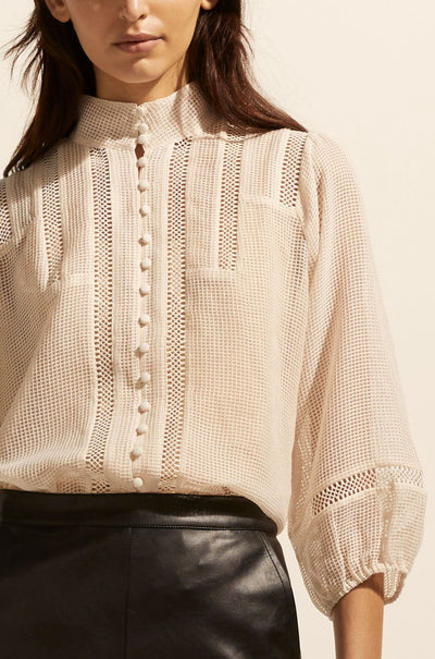 zoe kratzmann - focus top in ecru