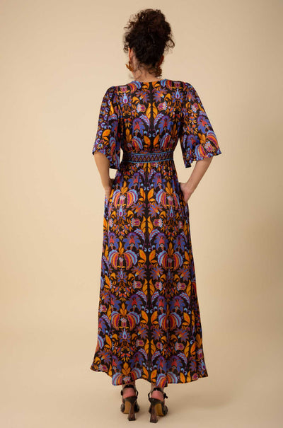 Hale Bob - Felicity V Neck Maxi Dress in Black